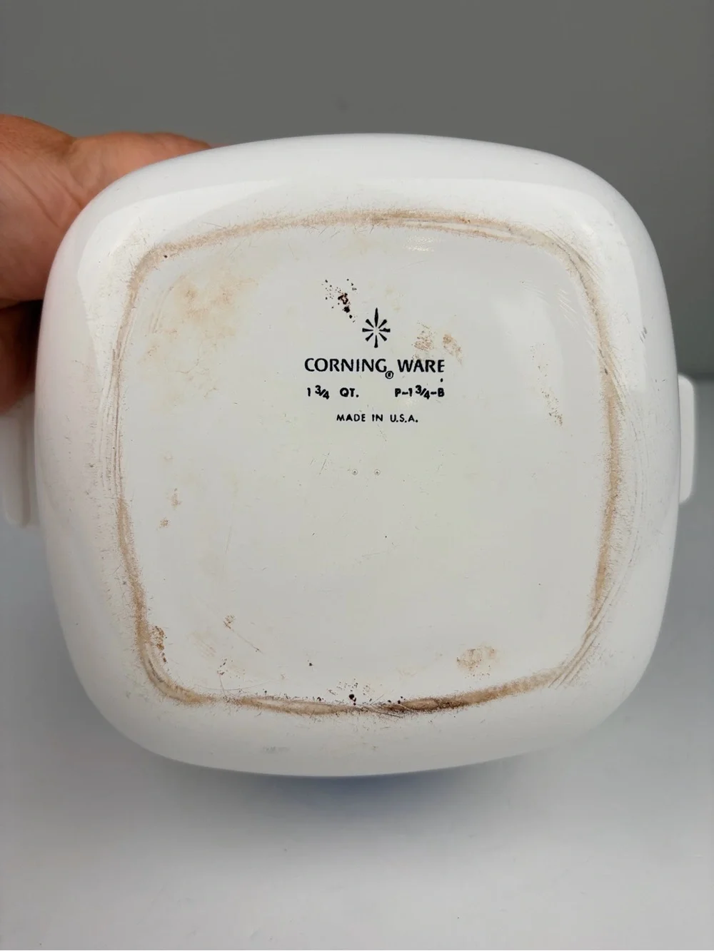 Vintage‎ Corning Ware Blue Cornflower 1.75 Qt Casserole Dish P-1 3/4-B No Lid